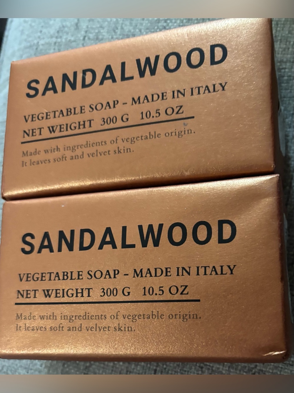 Sandalwood Vegetable Soap - Luxury Amber Bar unisex soaps